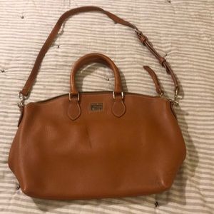 Dooney & Bourke tan handbag with shoulder strap